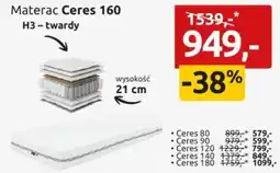 Black Red White Materac Ceres 160 oferta