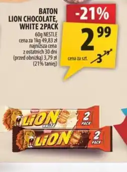 Arhelan Baton Lion Chocolate, White oferta