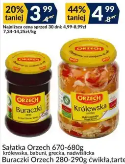 Sużyw Sałatka Orzech królewska, babuni, grecka, nadwislicka oferta