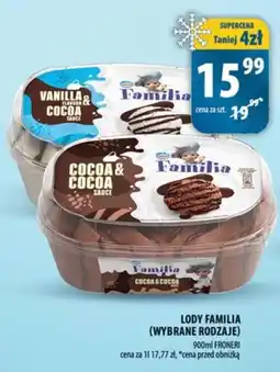 Arhelan Lody Familia (Wybrane Rodzaje) oferta