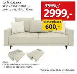 Black Red White Sofa Selene oferta