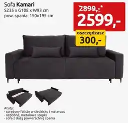 Black Red White Sofa Kamari oferta