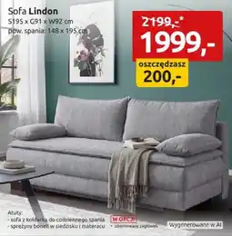 Black Red White Sofa Lindon oferta