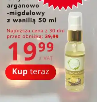 Olej arganowo-migdałowy z wanilią