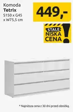 Black Red White Komoda Tetrix oferta