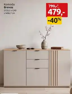 Black Red White Komoda Brevas oferta