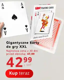 Poczta Polska Gigantyczne karty do gry XXL oferta
