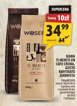 Arhelan Kawa Ti Meriti Un Caffe Crema, Gusto Raffinato Ziarnista oferta
