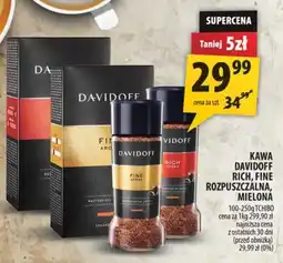 Arhelan Kawa Davidoff Rich, Fine Rozpuszczalna, Mielona oferta