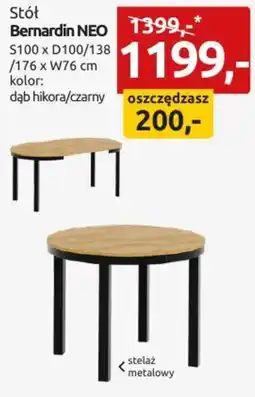 Black Red White Stół Bernardin NEO oferta