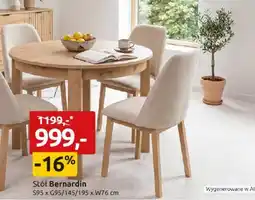 Black Red White Stół Bernardin oferta