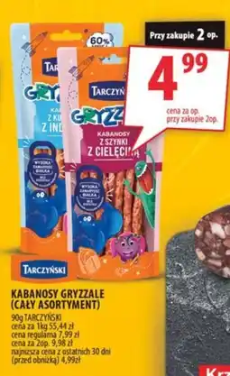 Arhelan Kabanosy Gryzale Tarczyński oferta