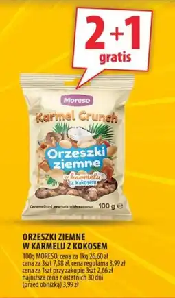 Arhelan Moreso Orzeszki Ziemne W Karmelu Z Kokosem oferta