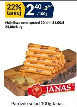 Sużyw Parówki śniad Janas oferta
