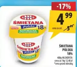 Arhelan Śmietana Polska Naturalna 18% oferta