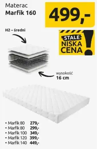 Black Red White Materac Marfik 160 oferta