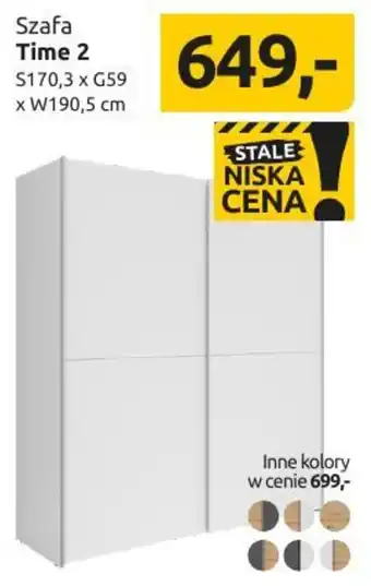 Black Red White Szafa Time 2 oferta