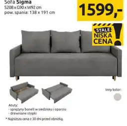 Black Red White Sofa Sigma oferta