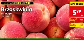 Biedronka Brzoskwinia na wage oferta