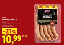 Lidl PIKOK Frankfurterki z szynki, XXL oferta