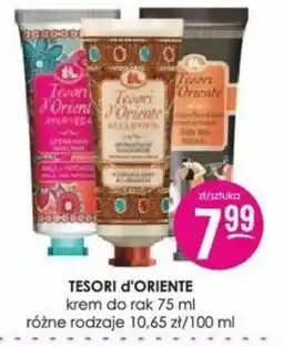 Jaśmin TESORI d'ORIENTE krem do rak oferta