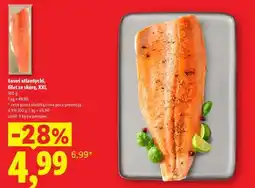 Lidl Łosoś atlantycki, filet ze skórą, XXL oferta
