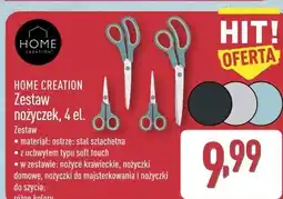 ALDI Zestaw nożyczek, 4 el. HOME CREATION oferta