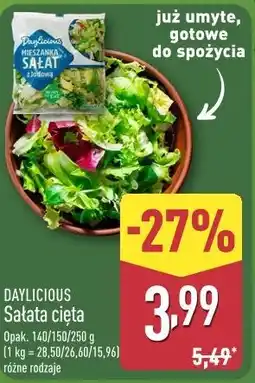 ALDI Daylicious Sałata cięta (mixed salad, ready to eat) oferta