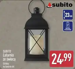 ALDI SUBITO Latarnia ze świecą oferta