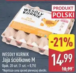 ALDI Wesoły Kurnik Jaja ściółkowe M 20 szt oferta