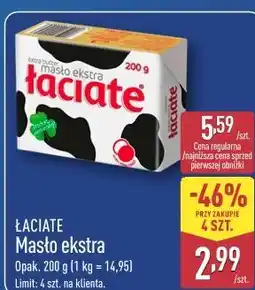 ALDI ŁACIATE Masło ekstra oferta