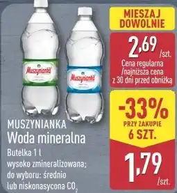ALDI Muszynianka Woda mineralna oferta