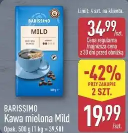 ALDI Barissimo Kawa mielona Mild oferta