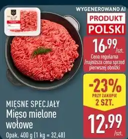 ALDI MIĘSNE SPECJAŁY Mięso mielone wołowe oferta