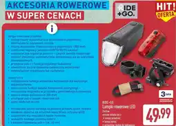 ALDI RIDE+GO Lampki rowerowe LED oferta