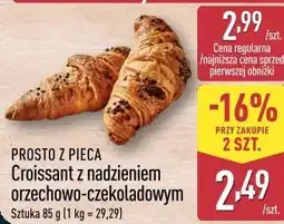 ALDI Croissant z nadzieniem orzechowo-czekoladowym Prosto z Pieca oferta