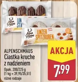 ALDI Ciastka kruche z nadzieniem Alpenschmaus oferta