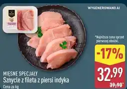 ALDI Sznycle z fileta z piersi indyka Mięsne Specjały oferta