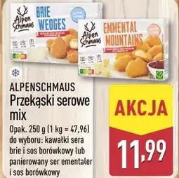 ALDI Przekąski serowe mix Alpenschmaus oferta