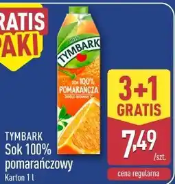 ALDI Tymbark Sok 100% pomarańczowy oferta