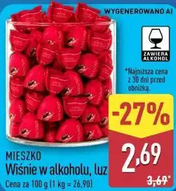 ALDI Mieszko Wiśnie w alkoholu, luz oferta
