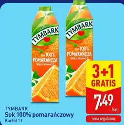 ALDI Tymbark Sok 100% pomarańczowy oferta