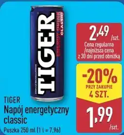ALDI TIGER Napój energetyczny classic oferta