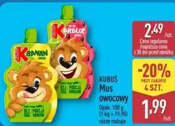 ALDI KUBUŚ Mus owocowy oferta