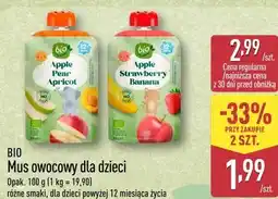 ALDI BIO Mus owocowy dla dzieci oferta