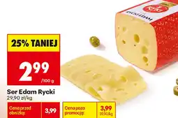 Biedronka Ser Edam Rycki oferta