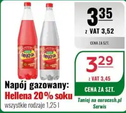 Eurocash Napój gazowany: Hellena 20% soku oferta