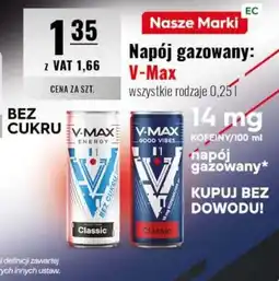 Eurocash Napój gazowany: V-Max oferta