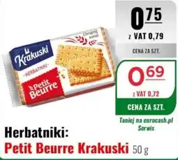 Eurocash Herbatniki: Petit Beurre Krakuski oferta