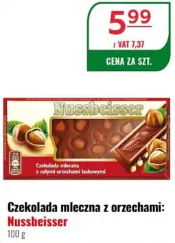Eurocash Czekolada mleczna z orzechami: Nussbeisser oferta